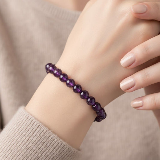 Amethyst Bracelet-Stress & Anxiety Relief