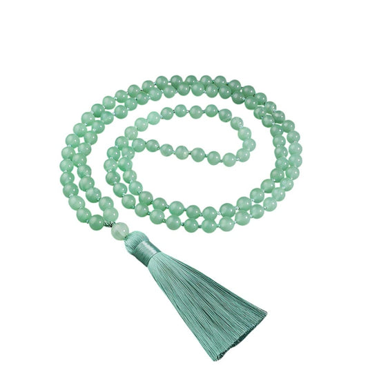 Green Aventurine Mala (108 Beads)