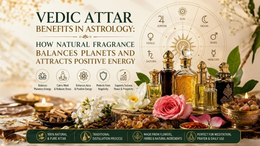 Vedic Attar Benefits in Astrology: How Natural Fragrance Balances Planets and Attracts Positive Energy