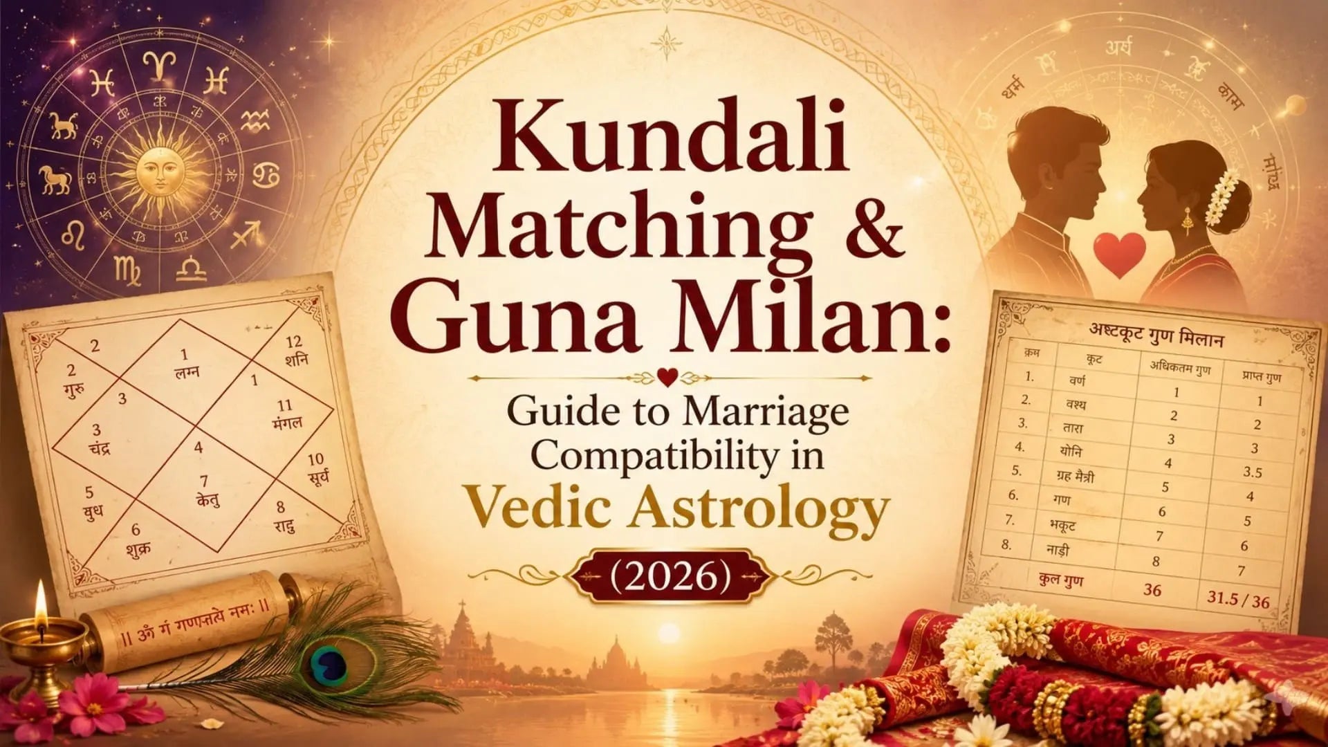 Kundali & Guna Milan: Marriage Compatibility in Vedic Astrology (2026 ...