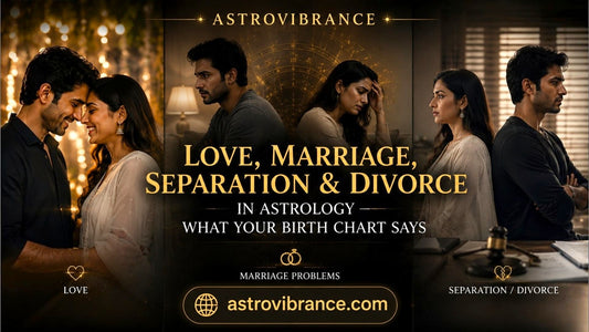 Love, Marriage, Separation & Divorce in Astrology — What Your Birth Chart Says