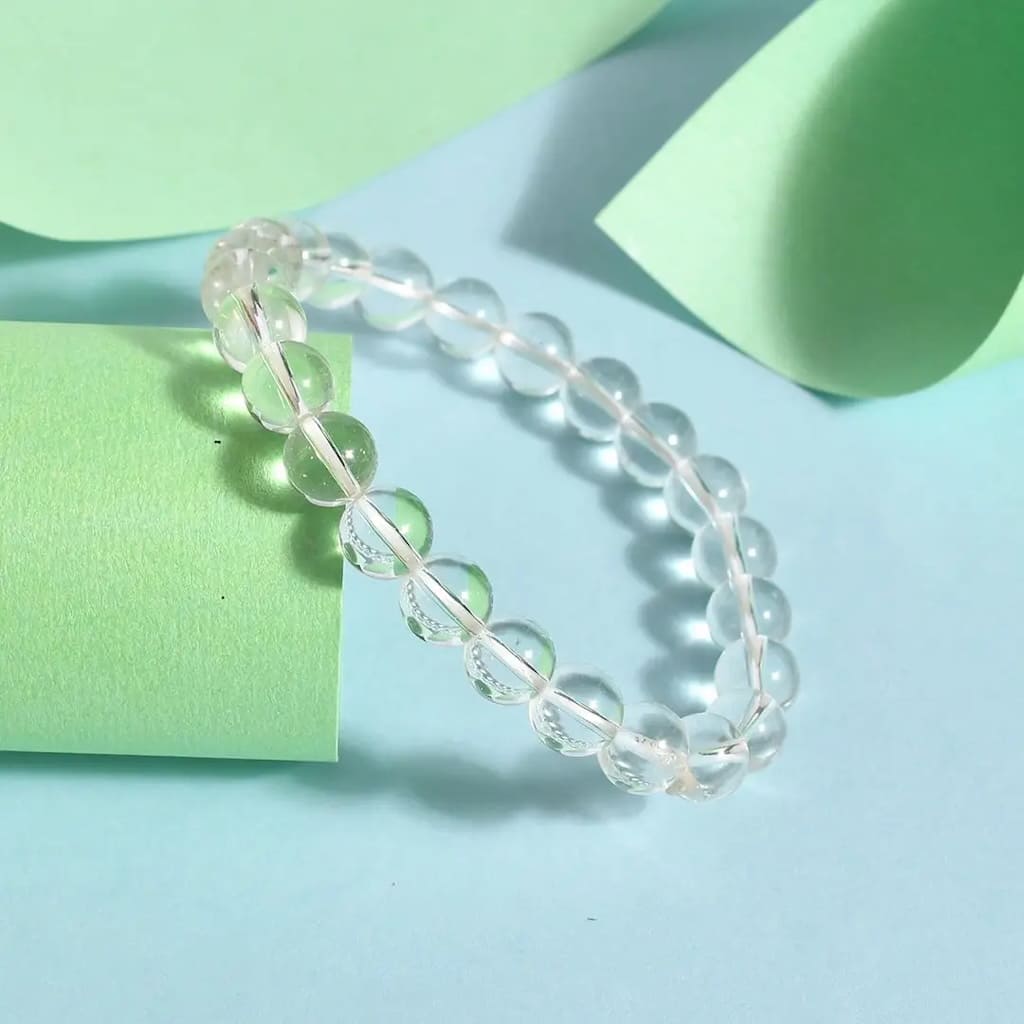 Crystal Quartz Sphatik Bracelet – Money & Positive Energy