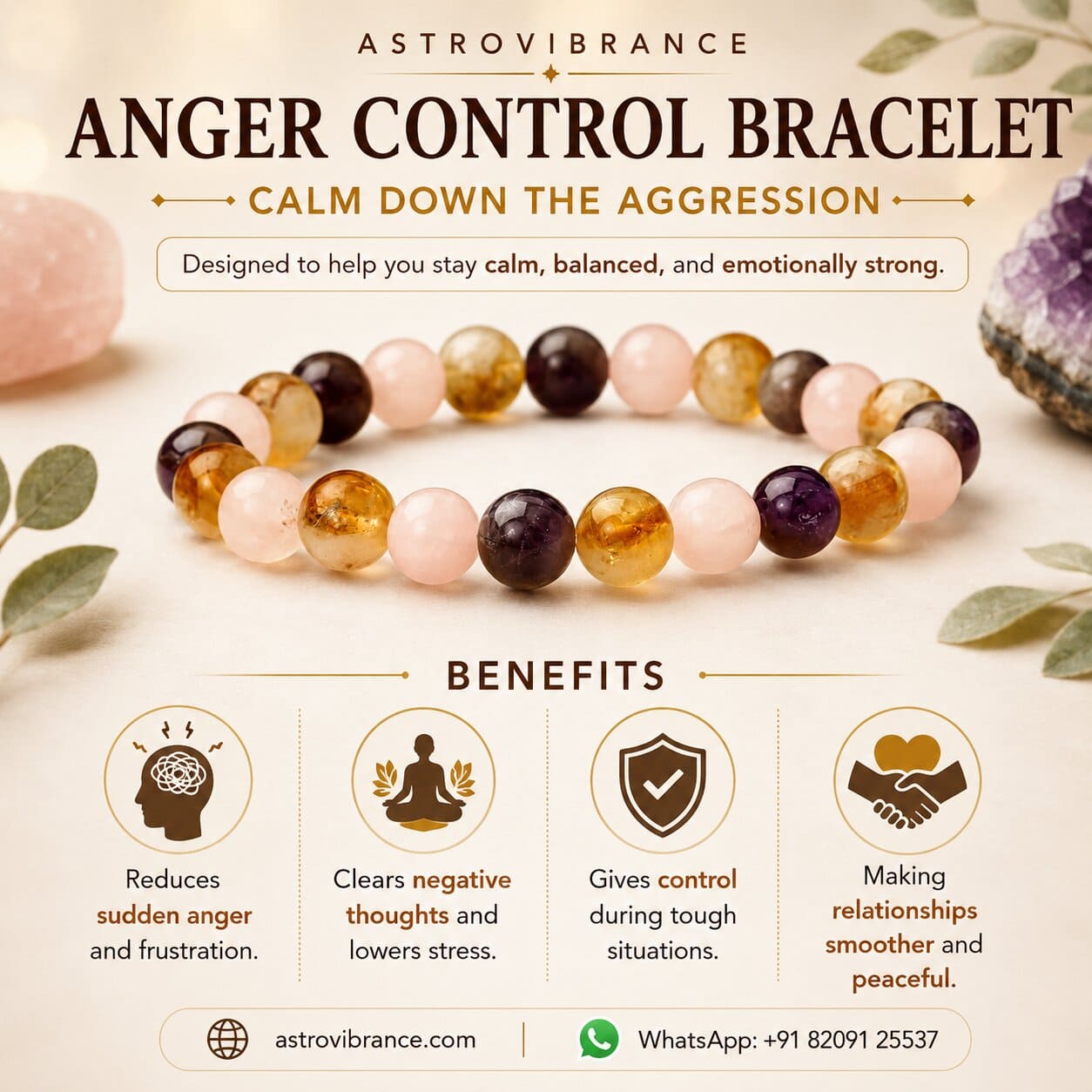 Anger Control Bracelet – Calm Down the Aggression