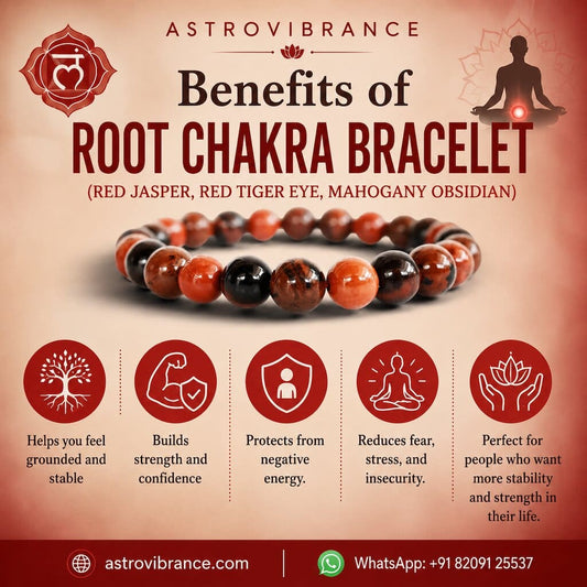 Root Chakra Bracelet – For Grounding, Strength & Protection