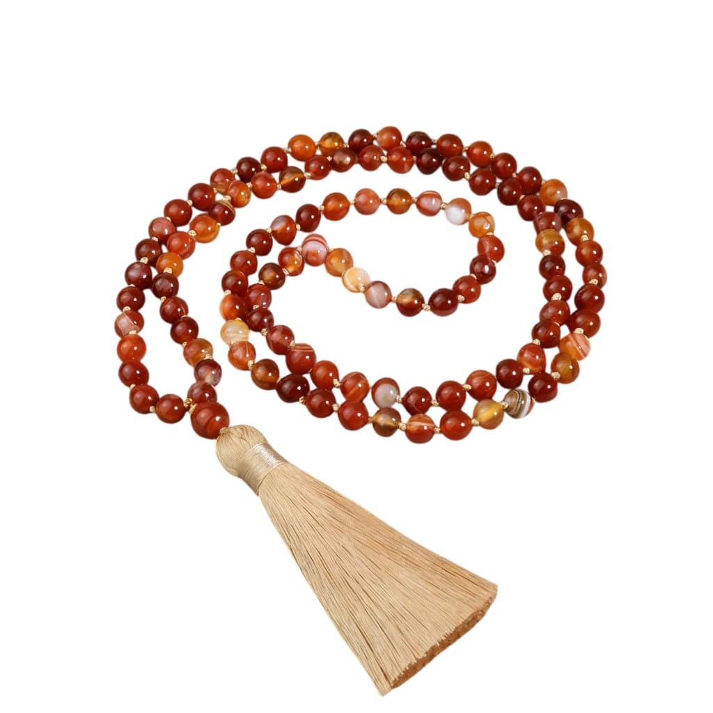 Carnelian Mala (108 Beads)