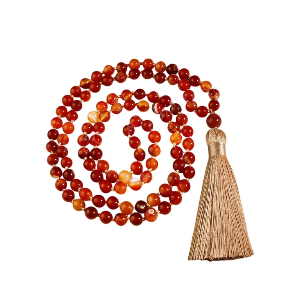 Carnelian Mala (108 Beads)