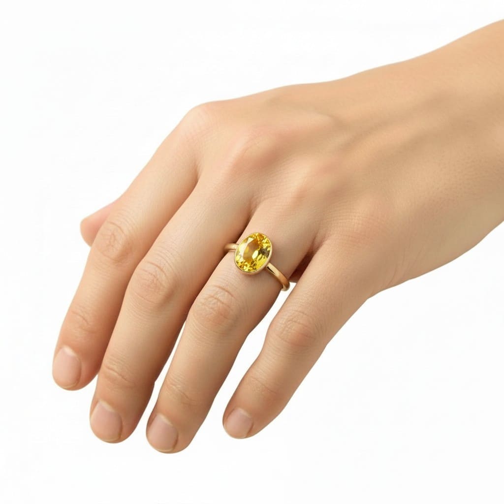 Citrine Stone (Sunela)