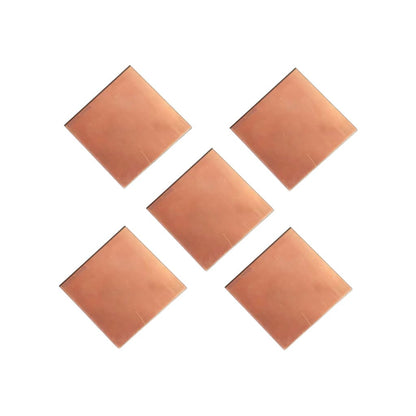 Pure Copper Square Pieces (4Pcs) तांबे का चोकोर टुकड़ा - Lal Kitab Remedy