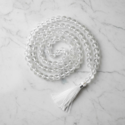 Sphatik Mala (Crystal Quartz) 108 Beads