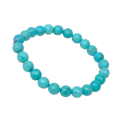 Turquoise (Firoza) Bracelet (Faceted) – Good Luck & Success