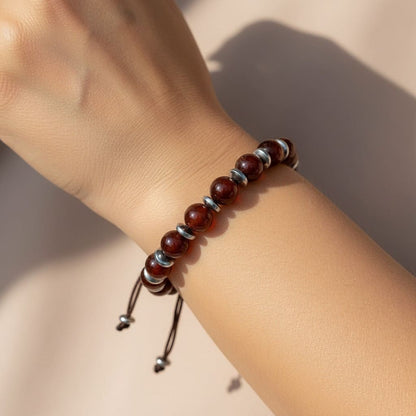Gomed Hessonite Bracelet (Adjustable)