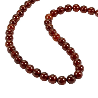 Hessonite Gomed Mala (108 Beads)