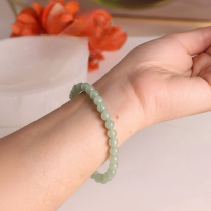 Green Aventurine Bracelet in 4mm, 6mm, 8mm, & 10mm