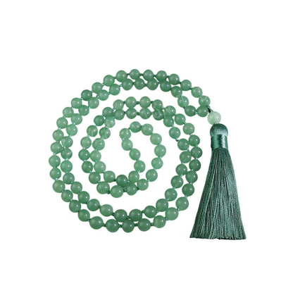 Green Aventurine Mala (108 Beads)