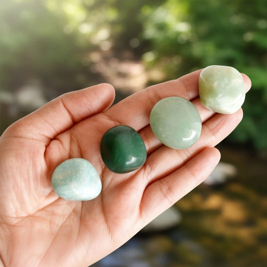 Heart Chakra Crystal Stones Kit – Love, Healing & Emotional Balance