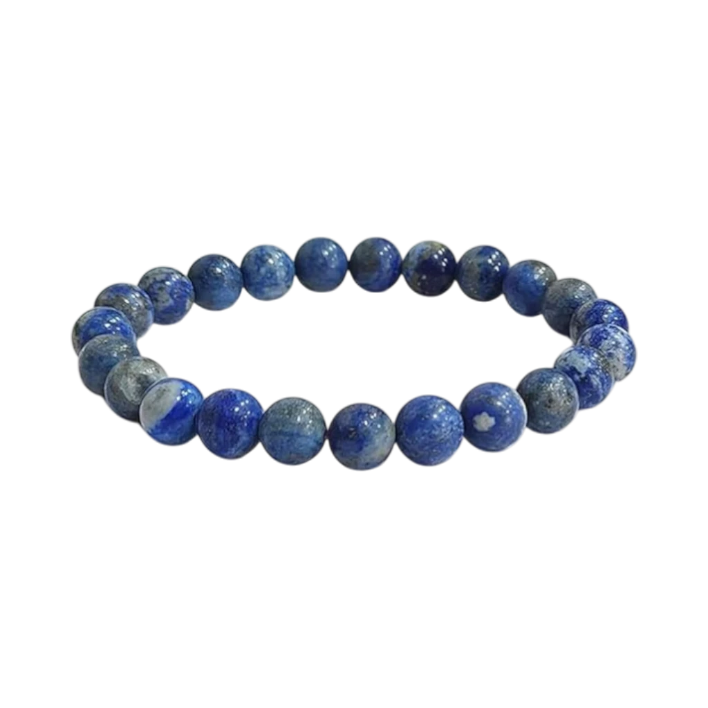 Lapis Lazuli bracelet bracelet on a white background