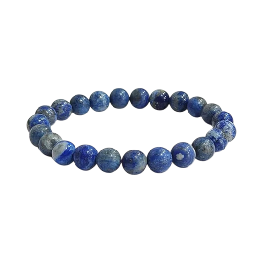 Lapis Lazuli bracelet bracelet on a white background