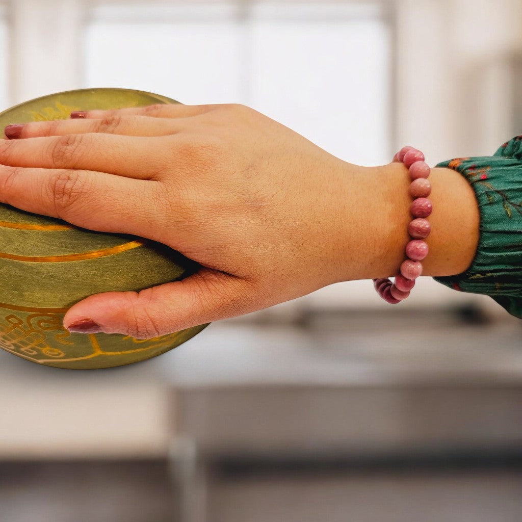 Pink Rhodonite Bracelet – Love & Emotions