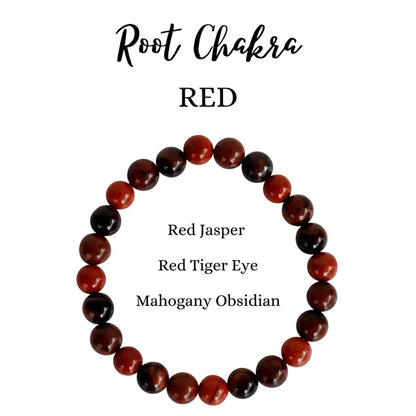 Root Chakra Bracelet – For Grounding, Strength & Protection