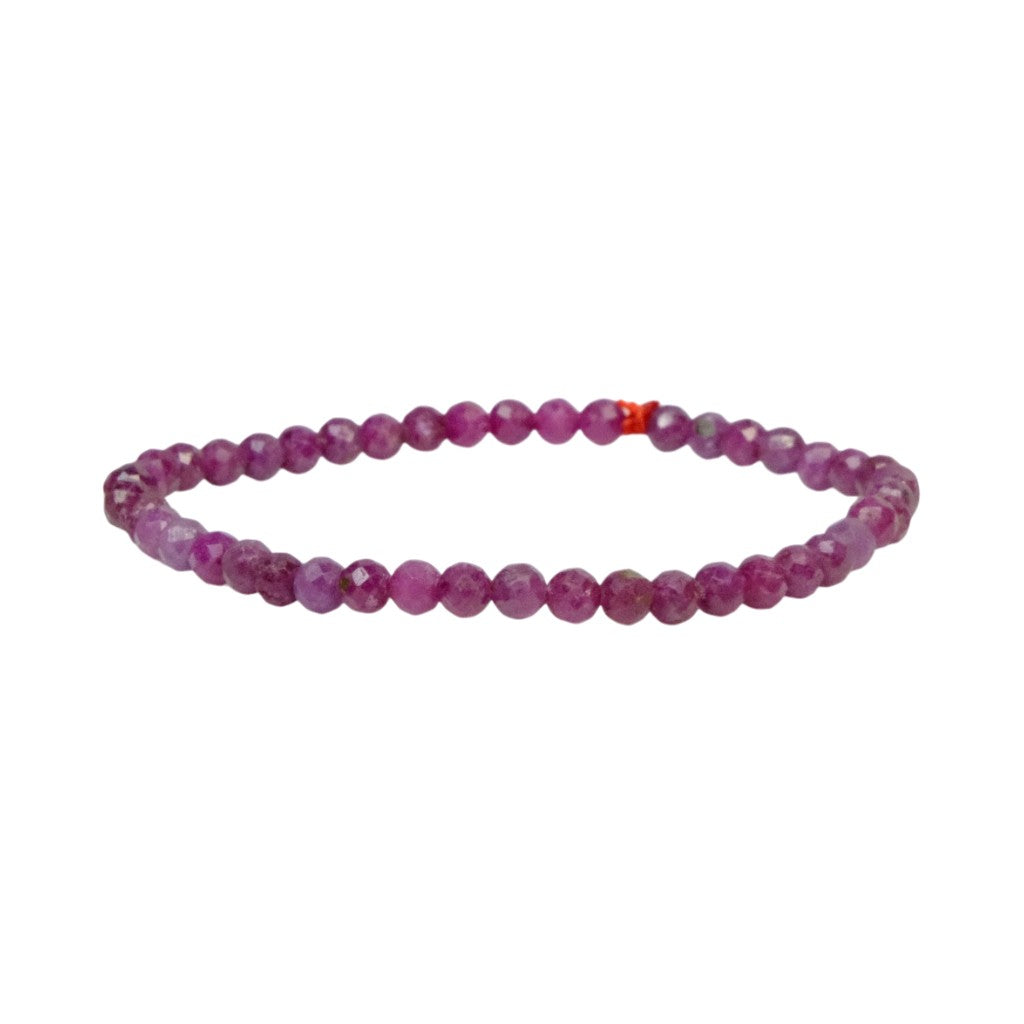 Ruby Beads Bracelet – Leadership & Sun Energy