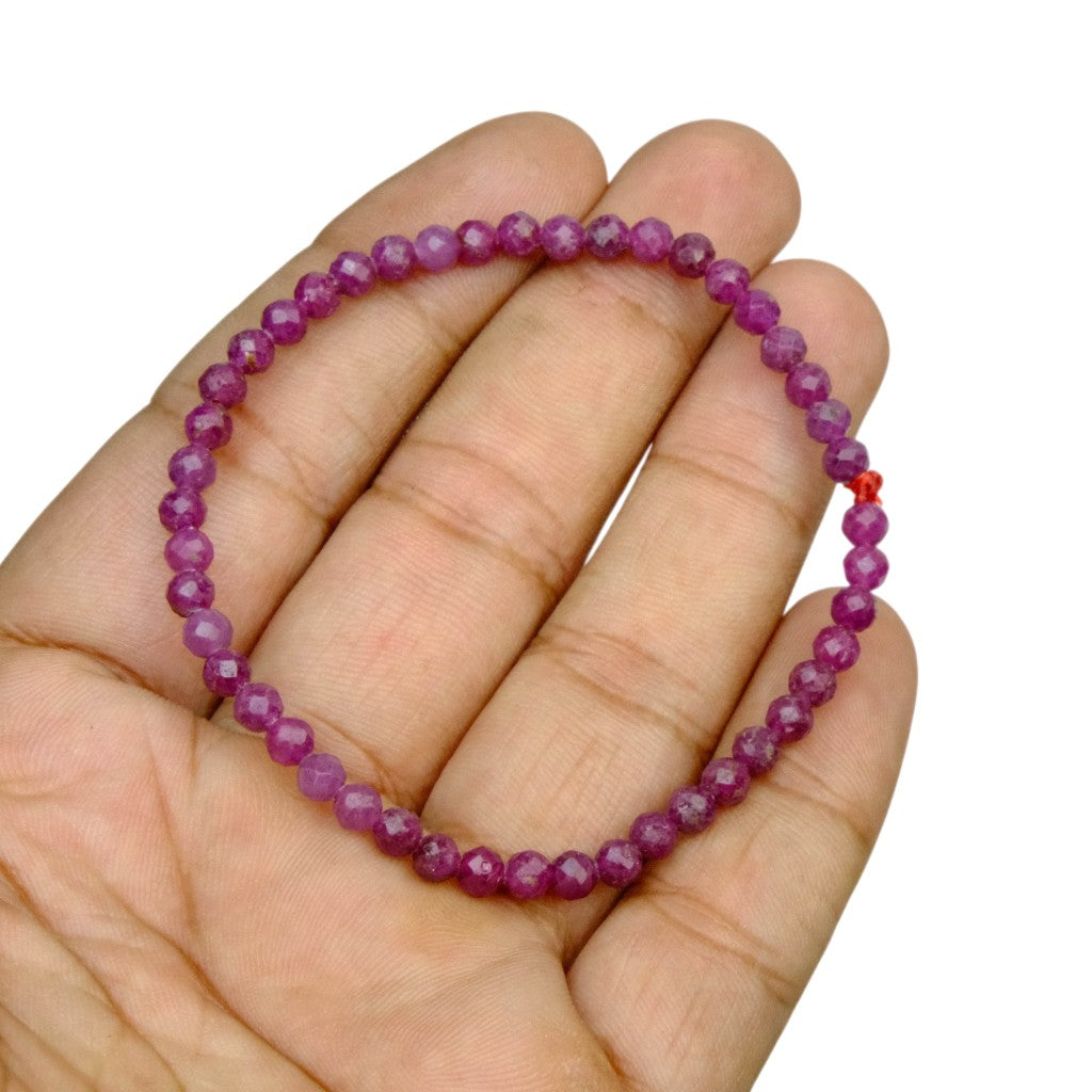 Ruby Beads Bracelet – Leadership & Sun Energy