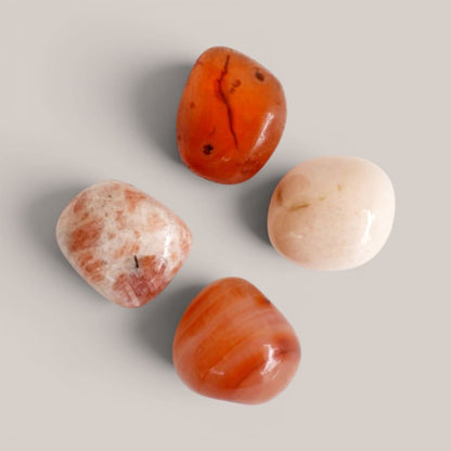 Sacral Chakra Crystal Stones Kit – Creativity, Joy & Emotional Balance