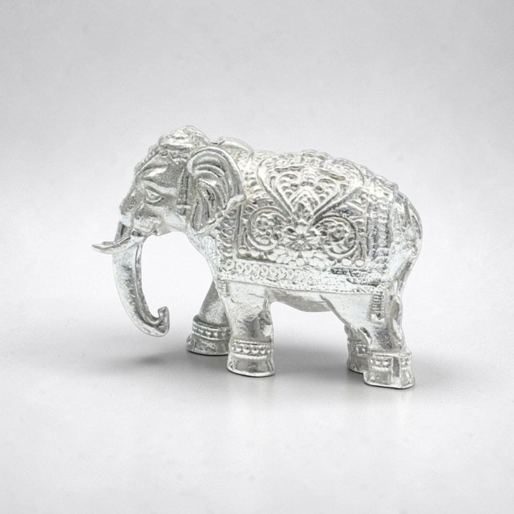 Pure Silver Elephant (चांदी का ठोस हाथी) as Rahu Remedy