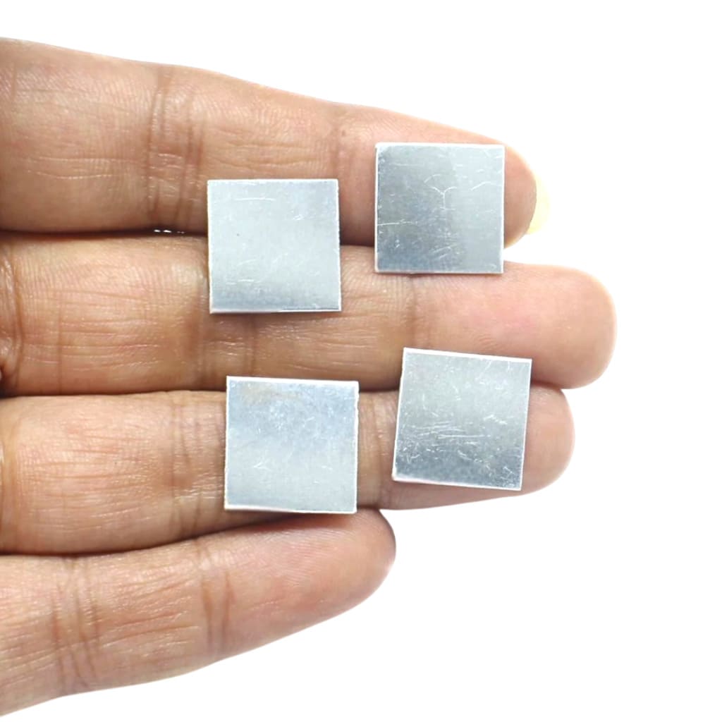 Pure Silver Square Piece (4Pcs) चांदी का चोकोर टुकड़ा - Lal Kitab Remedy