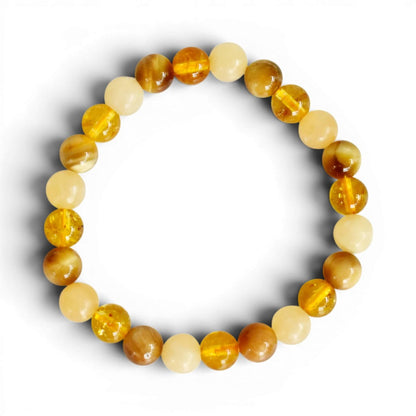 Solar Plexus Chakra Bracelet – For Confidence, Power & Positivity