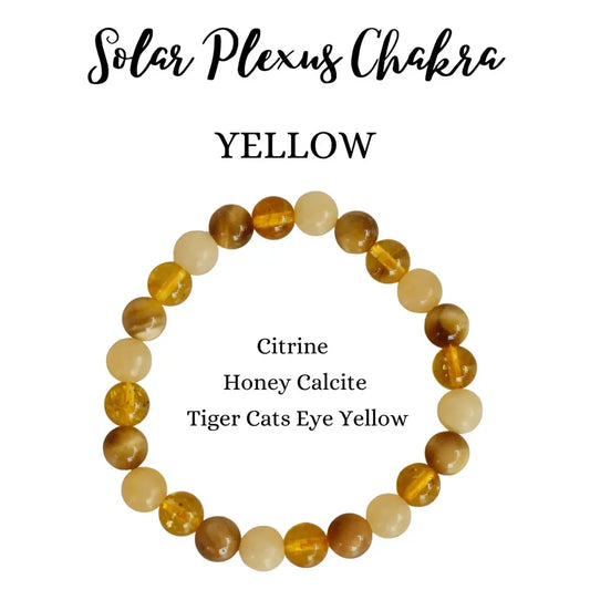 Solar Plexus Chakra Bracelet – For Confidence, Power & Positivity