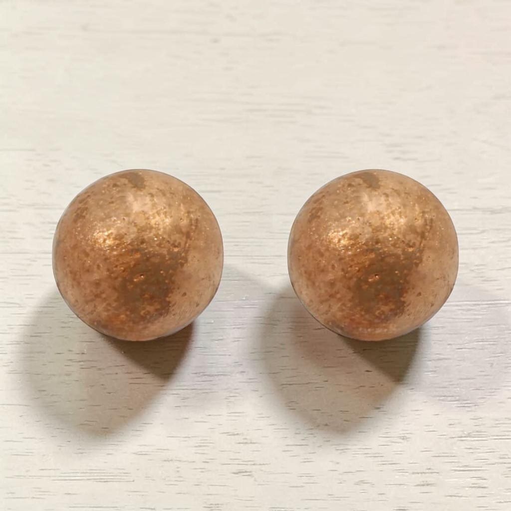 Solid Copper Balls (2Pcs) तांबे की गोली