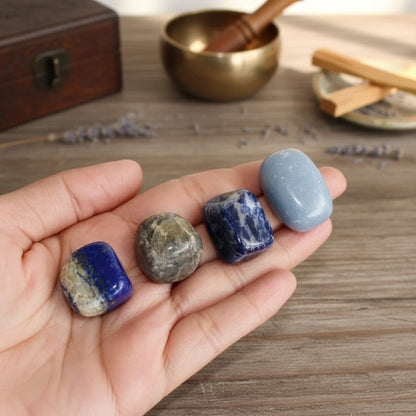 Third Eye Chakra Crystal Stones Kit – Boost Intuition & Clarity