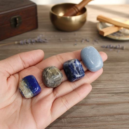 Third Eye Chakra Crystal Stones Kit – Boost Intuition & Clarity