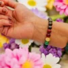 7 Chakra Bracelet with Pyrite_2 at astrovibrance.com
