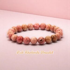 Pink Rhodonite Bracelet at astrovibrance.com