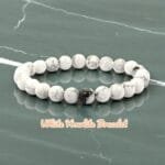 White Howlite Bracelet_1 at astrovibrance.com