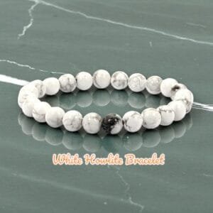 White Howlite Bracelet_1 at astrovibrance.com