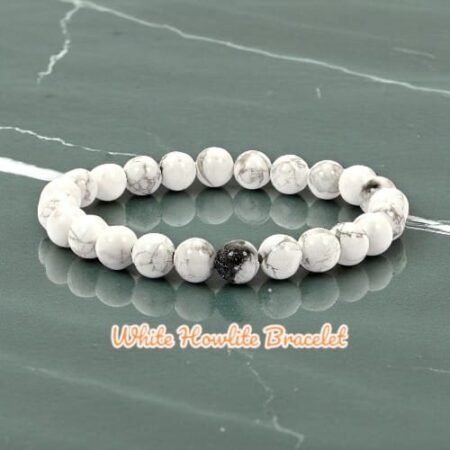 White Howlite Bracelet_1 at astrovibrance.com