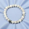 White Howlite Bracelet_3 at astrovibrance.com